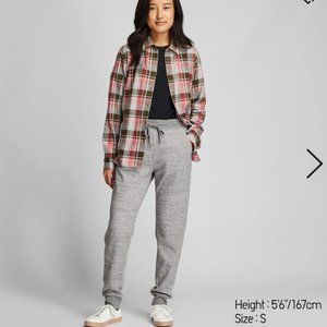 NWT Uniqlo pile-lined sweatpants, gray, size S